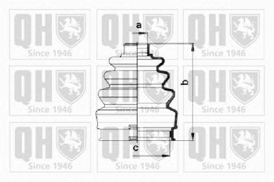 QUINTON HAZELL qjb403 -  Комплект пыльника, приводной вал
